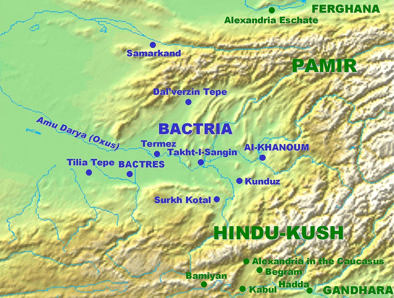 Map of Bactria